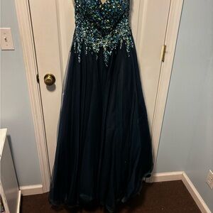 Alyce Paris Midnight Blue Dress